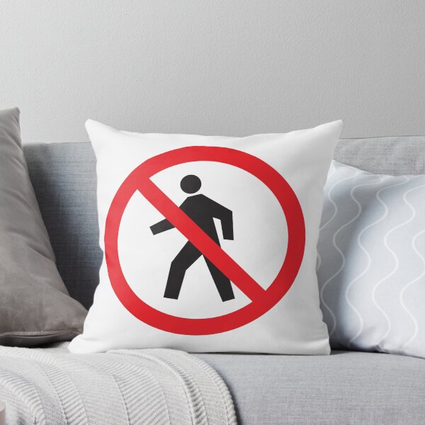 Item preview, No pedestrians allowed - pedestrians prohibited designed and sold by designseventy.