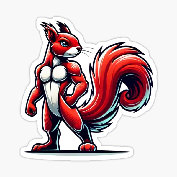 Item preview, Dynamic Red Squirrel designed and sold by takeng07.