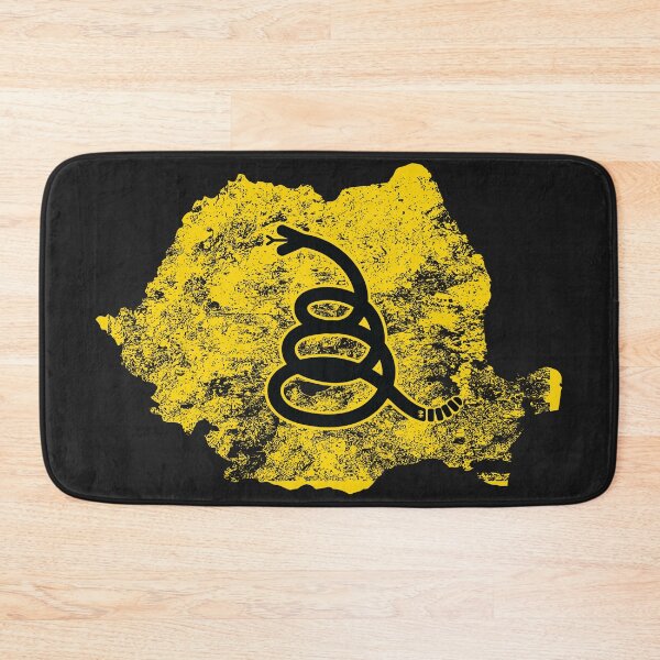 Item preview, Distressed ROMANIA - Freedom Is The Superpower - Modern Gadsden Snake Flag - Dont Tread On Me design designed and sold by pelagio.