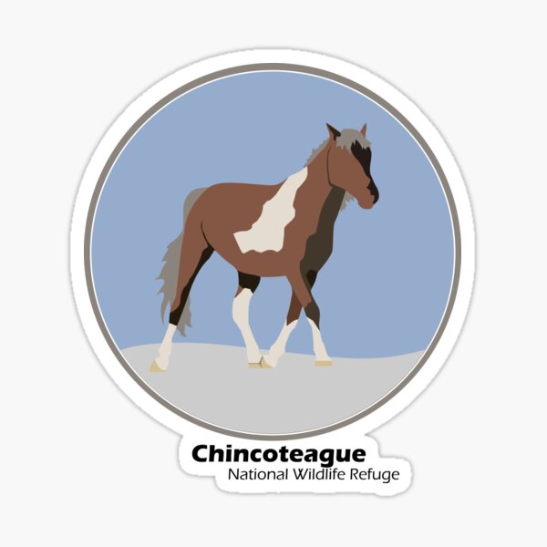 Item preview, Chincoteague Island National Wildlife Refuge Wild Pony Image designed and sold by laughingwillows.