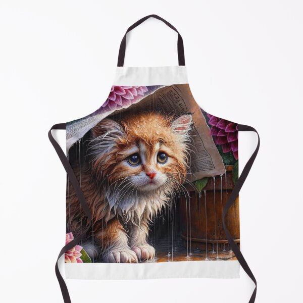 Item preview, Sad cat looks at the rain designed and sold by NaturalSweet247.