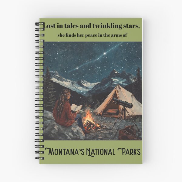 Item preview, Lost in tales and twinkling stars, she finds her peace in the arms of Montana's Parks designed and sold by Lializaa23.