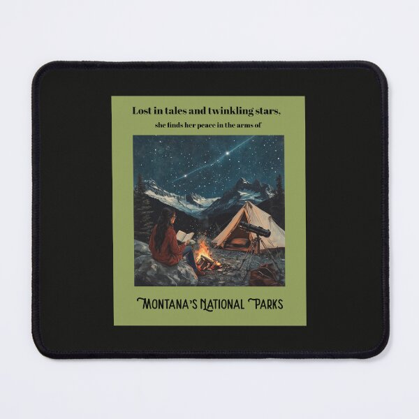Item preview, Lost in tales and twinkling stars, she finds her peace in the arms of Montana's Parks designed and sold by Lializaa23.