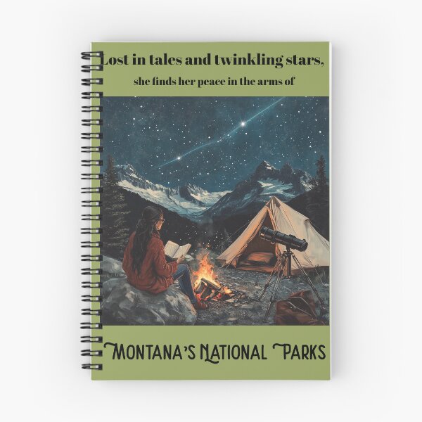 Item preview, Lost in tales and twinkling stars, she finds her peace in the arms of Montana's Parks designed and sold by Lializaa23.