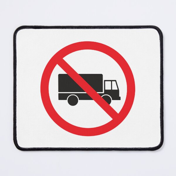 Item preview, No trucks allowed - Lorries prohibited designed and sold by designseventy.