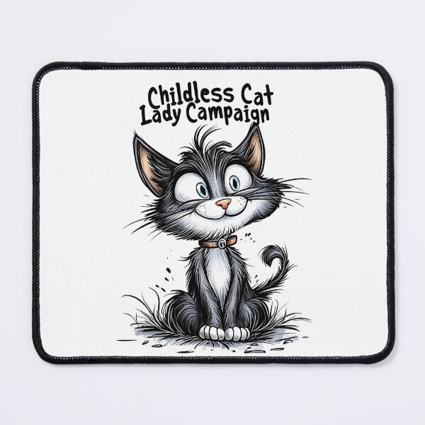 Item preview, Support the Childless Cat Lady Campaign designed and sold by Boddicca.