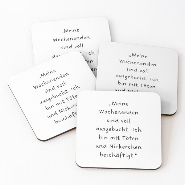 Artikelvorschau, „Meine Wochenenden sind voll ausgebucht. Ich bin mit Töten und Nickerchen beschäftigt.“ | Schriftart im handschriftlichen Stil | Minimalistisch entworfen und verkauft von RM-Journey.