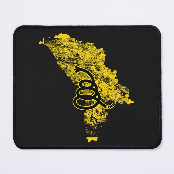 Item preview, Distressed MOLDOVA - Freedom Is The Superpower - Modern Gadsden Snake Flag - Dont Tread On Me design designed and sold by pelagio.