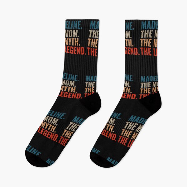 Item preview, Madeline The Mom The Myth The Legend Madeline Name Retro 70s distress designed and sold by Teelogic.