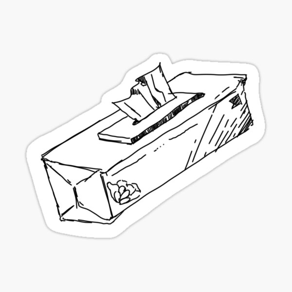 Artikel-Vorschau von Taschentuchbox-Skizze, designt und verkauft von JerickBravo.