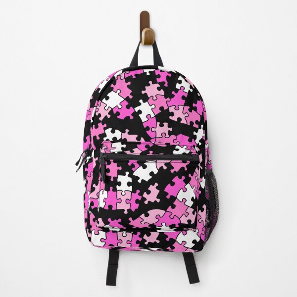 Item preview, Jigsaw Puzzle Lover Pieces Camo Pattern Puzzler PINK designed and sold by GrandeDuc.