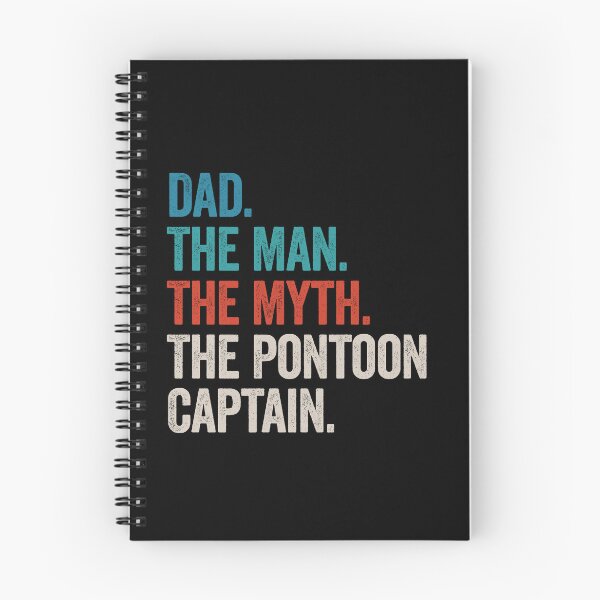 Item preview, Dad, The Man, The Myth, The Pontoon Captain - Funny Pontoon Dad designed and sold by kevzadevinca.