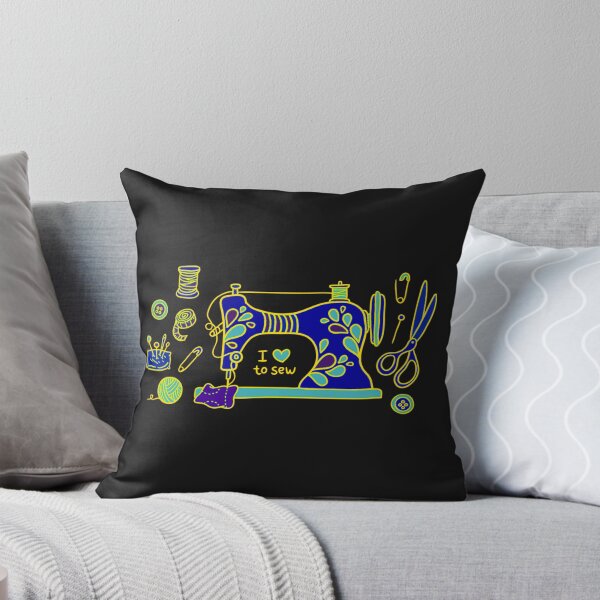 Item preview, I LOVE TO SEW, SEWING MACHINE designed and sold by larissa-myrie.