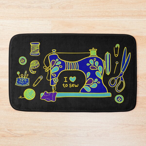 Item preview, I LOVE TO SEW, SEWING MACHINE designed and sold by larissa-myrie.