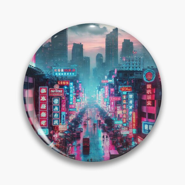 Item preview, Neon Dreamscape in the Rain designed and sold by Singularitiness.