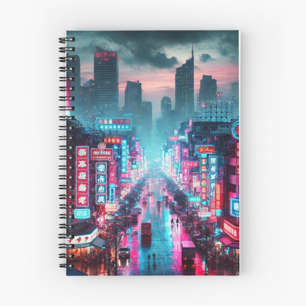 Item preview, Neon Dreamscape in the Rain designed and sold by Singularitiness.