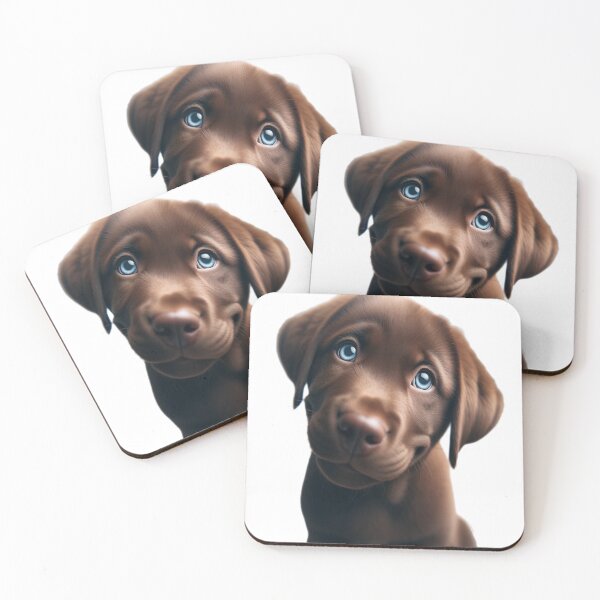 Item preview, Happy Brown Labrador Puppy Eyes designed and sold by FashionFusionFL.