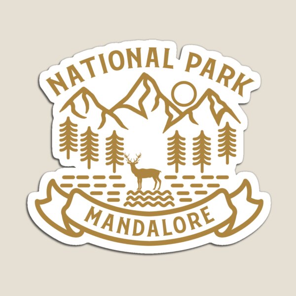 Vista previa del artículo con la obra «Parque Nacional Mandalore», diseñado y vendido por Nature-Book.