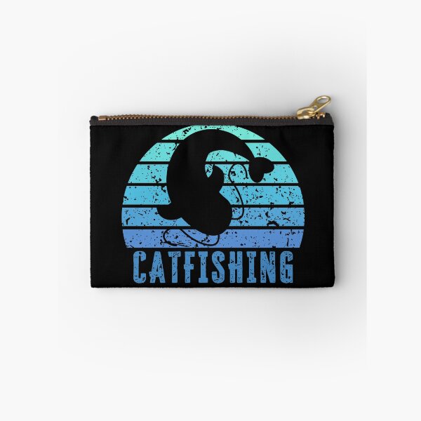 Item preview, Catfishing Blue Retro Sunset designed and sold by kapsell.