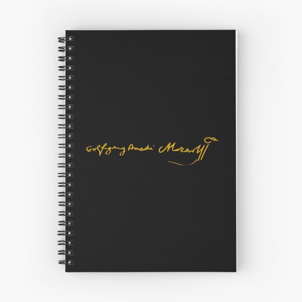 Item preview, Wolfgang Amadeus Mozart  - Signature - Old Gold - RB designed and sold by GrandArtists.