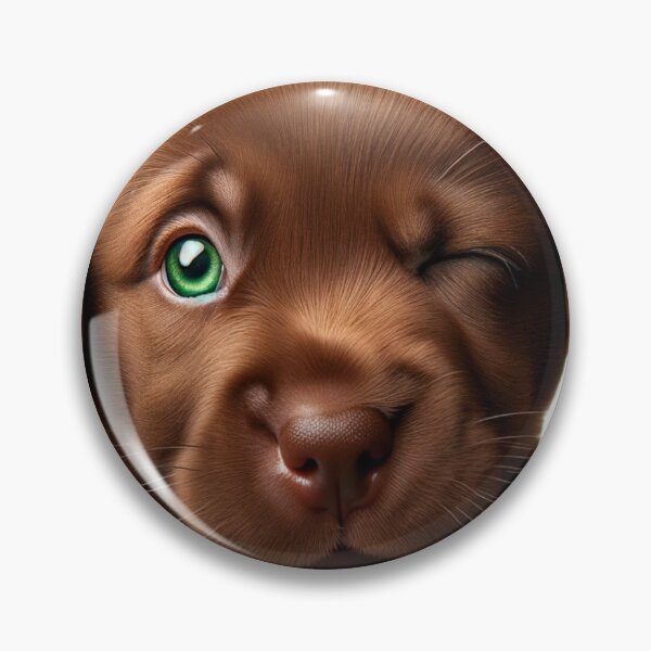 Item preview, Winking Chocolate Lab designed and sold by FashionFusionFL.