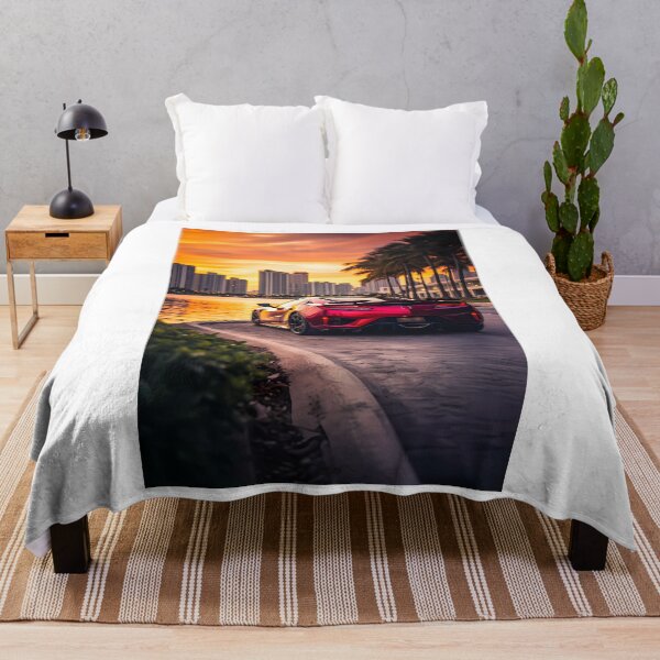 Item preview, Japanese Supercar At Sunset by the Waterfront designed and sold by RevUpDesign.