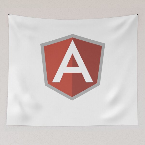 Item preview, AngularJS Angular (Transparent) Logo T-Shirt designed and sold by Rainwater Merch.