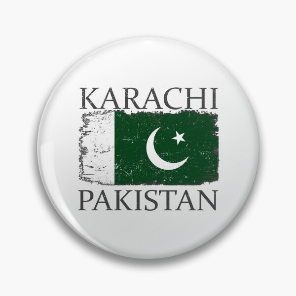 Item preview, Karachi Pakistan Flag Karachi City Pakistan Pakistani Tourist designed and sold by farhanhafeez.