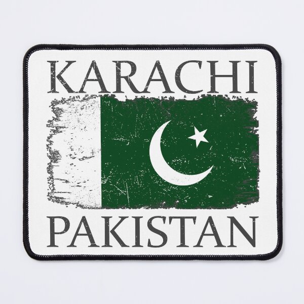 Artikelvorschau, Karachi Pakistan Flag Karachi City Pakistan Pakistani Tourist entworfen und verkauft von farhanhafeez.