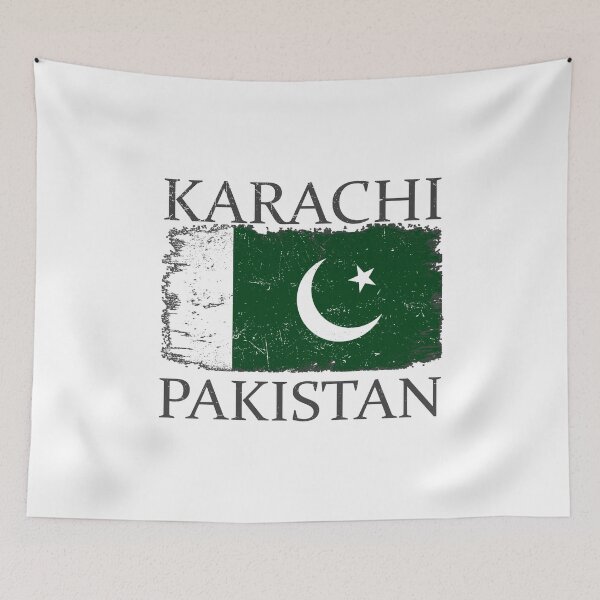 Item preview, Karachi Pakistan Flag Karachi City Pakistan Pakistani Tourist designed and sold by farhanhafeez.