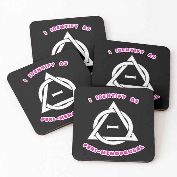 Item preview, I Identify As Peri-Menopausal Therian Therianthropy Symbol Design designed and sold by Artography Designs.