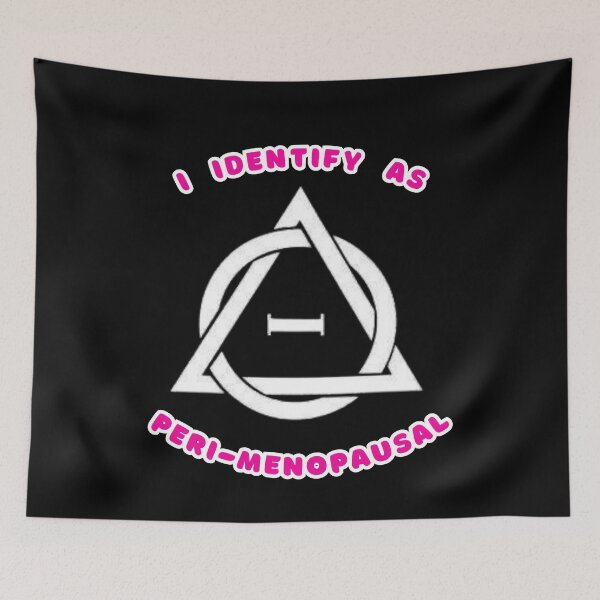 Item preview, I Identify As Peri-Menopausal Therian Therianthropy Symbol Design designed and sold by Artography Designs.