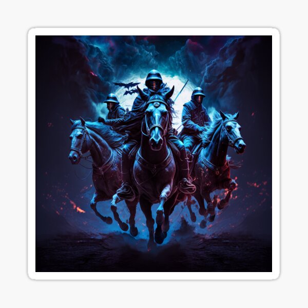Item preview,  The Horsemen Ride  designed and sold by CleverCulture.