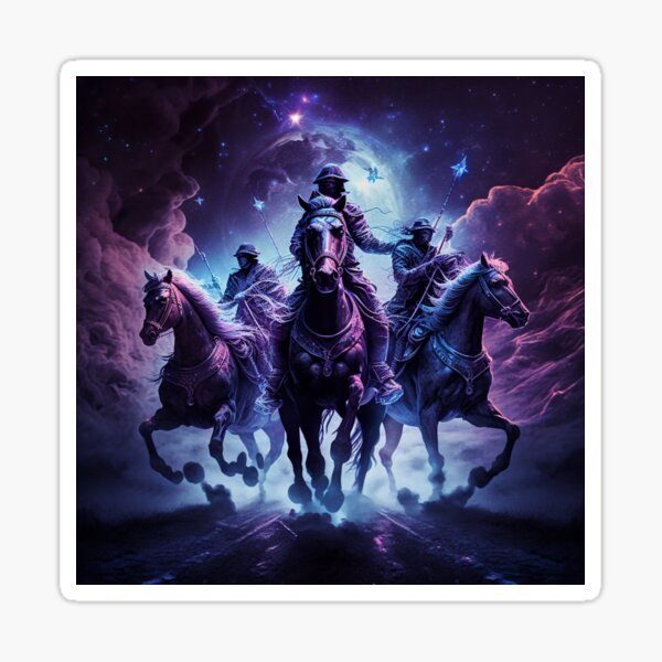 Item preview, The Horsemen Ride  designed and sold by CleverCulture.