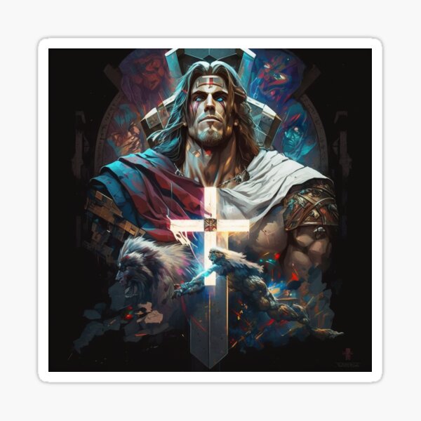 Item preview, Crusader Raider - Defender of the Earth Realm  designed and sold by CleverCulture.
