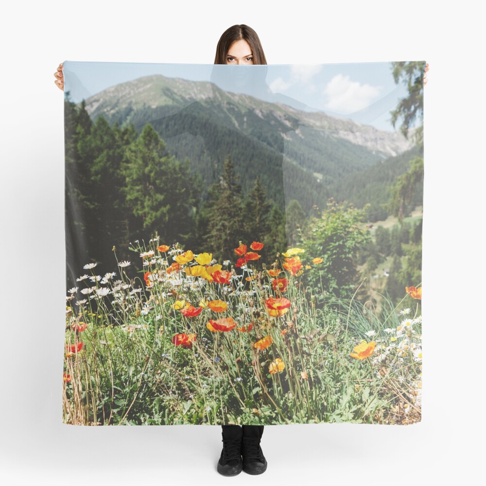 Mountain garden Scarf