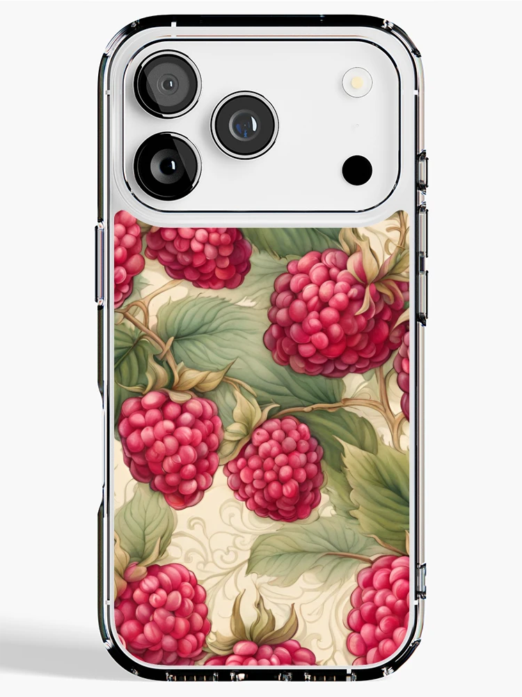 Thumbnail 1 of 5, iPhone Case, Vintage Raspberry Pattern designed and sold by Urbanwraps.