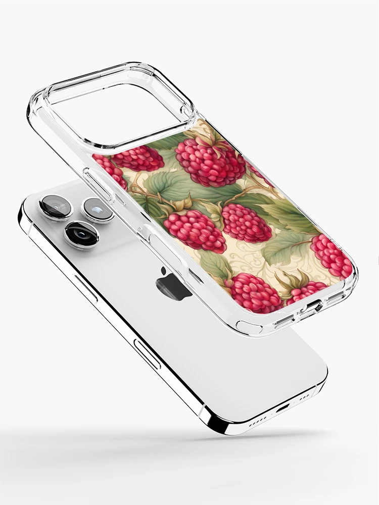 Thumbnail 2 of 5, iPhone Case, Vintage Raspberry Pattern designed and sold by Urbanwraps.