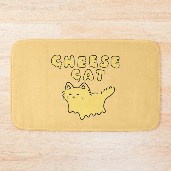 Item preview, Cheese Cat Neko Kawaii Melting Cat Meme Funny Food Logo Art designed and sold by Marinaaa010.