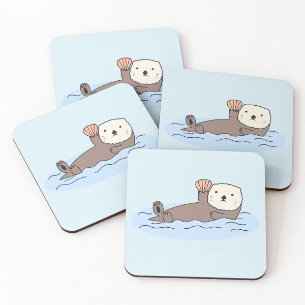 Item preview, Cute Sea Otter Simple Sea Animal Kawaii Anime Japanese Fish Meme Art Logo designed and sold by Marinaaa010.
