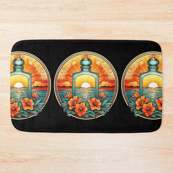 Item preview, Summer Smell Perfume Bottle at Sunset by the Ocean designed and sold by NautiChic.