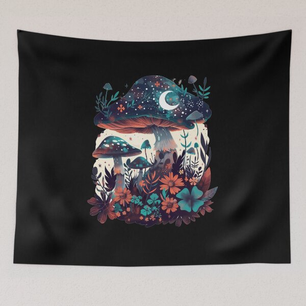 Item preview, Dark Cottagecore and Aesthetic Goblincore Mushroom Fairycore designed and sold by Flying Jake.