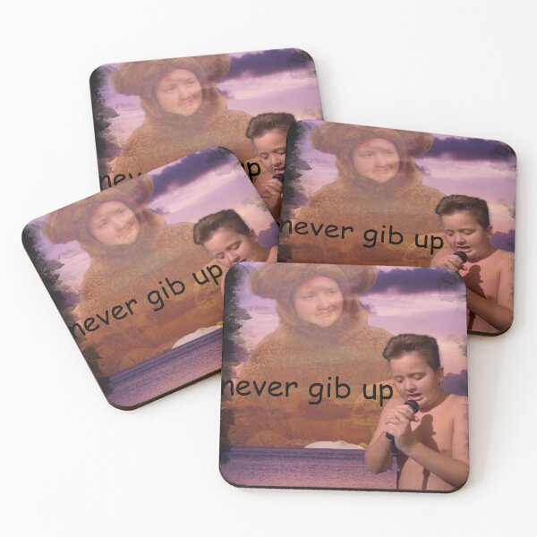 Item preview, never gib up gibby designed and sold by InMyMentalEra.