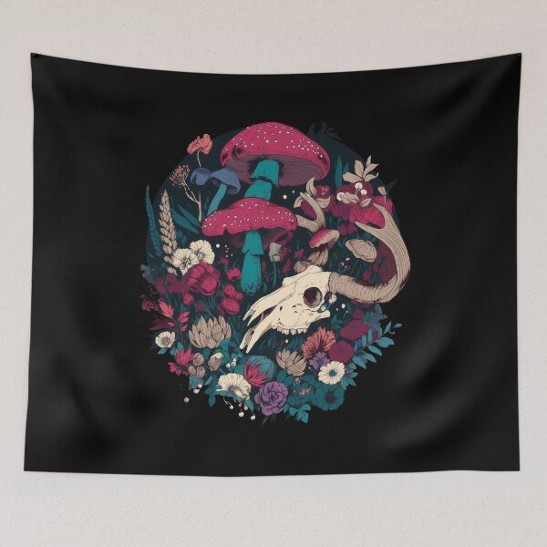 Item preview, Dark Cottagecore and Aesthetic Goblincore Mushroom Fairycore designed and sold by Flying Jake.