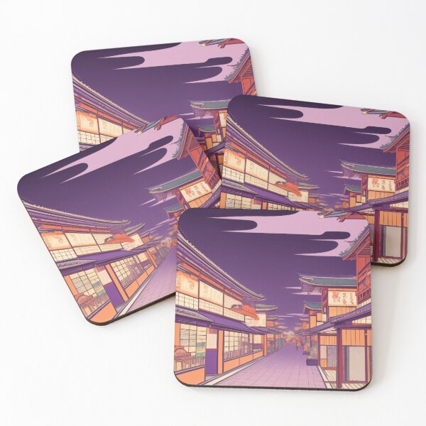 Item preview, Lo-fi Nostalgia: A Journey Through Edo's Streets designed and sold by SakuraJapanArt.