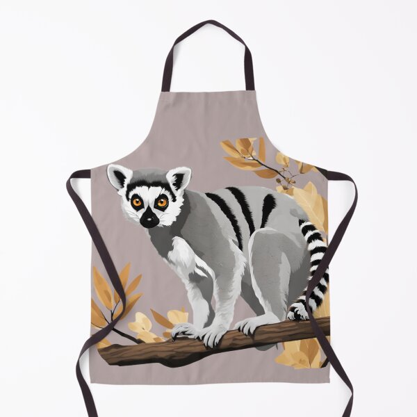 Item preview, Lemur Catta standing on a branch - designed and sold by PolygonPinnacle.