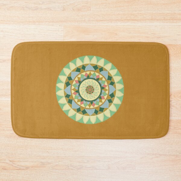 Item preview, Mandala beige/green designed and sold by Mira Genzlinger.