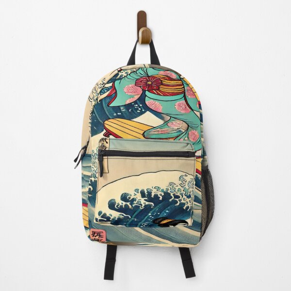 Item preview, Ukiyo-e Surfer: A Fusion of Tradition and Modernity designed and sold by SakuraJapanArt.