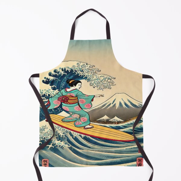 Item preview, Ukiyo-e Surfer: A Fusion of Tradition and Modernity designed and sold by SakuraJapanArt.