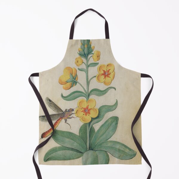 Item preview, Vintage Watercolor of Dark Mellein Flowers designed and sold by AnimaliaStar.